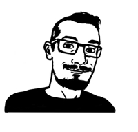 autoportrait dessiné à l'encre